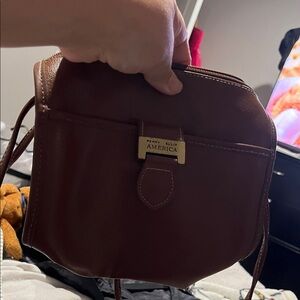 Perry Ellis America Tan Crossbody Bag
